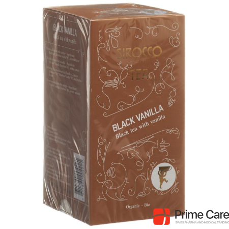 Sirocco Чайный пакетик черный ванильный 20 шт.