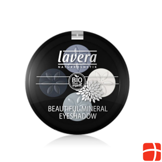 Lavera Beautiful Mineral Eyeshadow Quattro Blue Platinum 07 4 x 