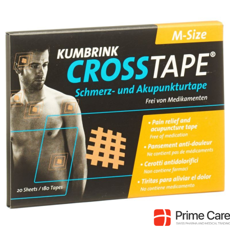Crosstape Schmerz- Akupunkturtape M 180 Stk