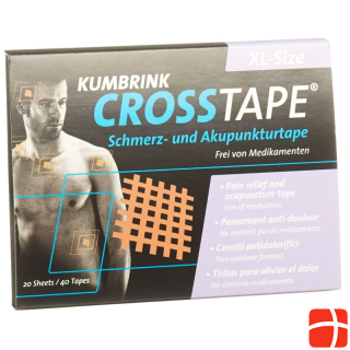 Crosstape pain acupuncture tape XL 40 pcs.