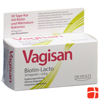 Vagisan Biotin-Lacto Caps 30 Capsules