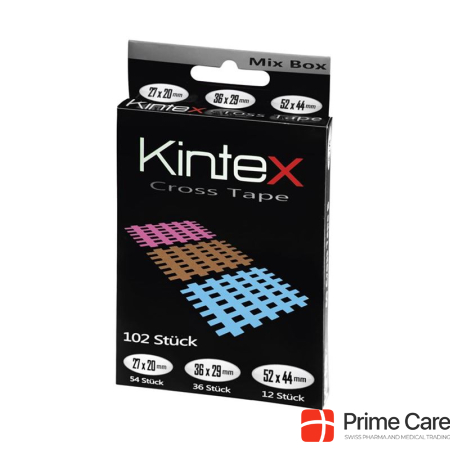 Kintex Cross Tape Mix Box Plaster 102 pcs