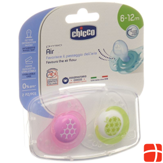 Chicco Physiological Soother Silicone medium PINK 6-1
