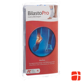 Bilasto Pro Malleo Ankle Brace XL серый с силиконовыми накладками