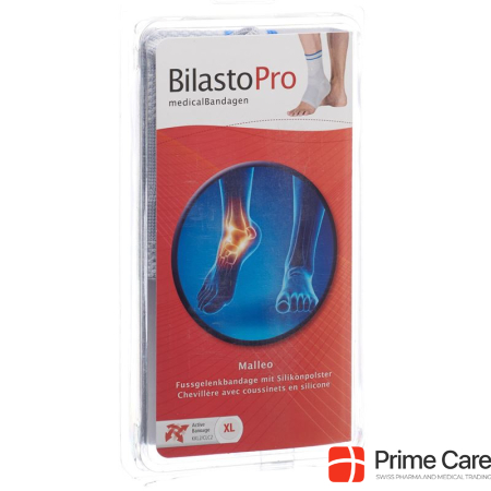Bilasto Pro Malleo ankle brace XL gray with silicone padding