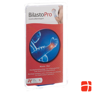 Bilasto Pro Manu-Dur wrist brace S left gray with splint 
