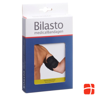 Bilasto upper arm brace L/XL black with Velcro closure
