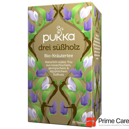 Pukka Three Licorice Tea Organic Btl 20 Stk