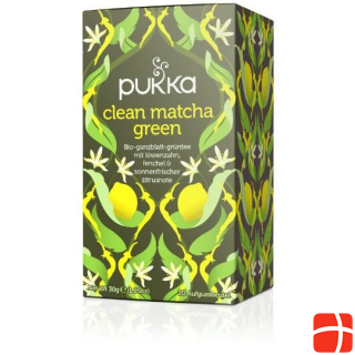 Pukka Clean Matcha Green Tee Bio Btl 20 Stk