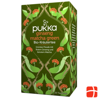 Pukka Ginseng Matcha Green Tea Organic Btl 20 Stk