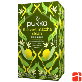 Pukka Thé Vert Matcha Clean Thé organic Btl 20 Stk