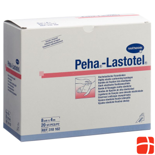 Peha-Lastotel Фиксирующие бинты 8смx4м 20 шт.