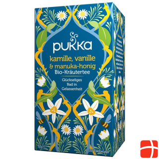 Pukka Chamomile Vanilla & Manuka Honey Tea Organic Btl 20 Stk