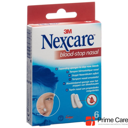 3M Nexcare Blood Stop Nasal Plugs Box 6 Stk