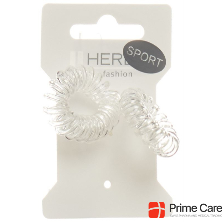 Галстук для волос Herba Sport ø3,8 см прозрачный 2 шт.