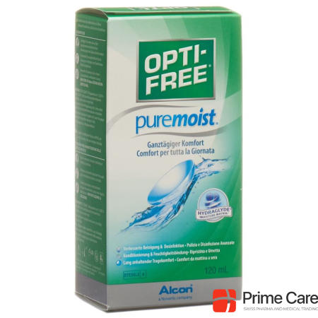 Opti Free PureMoist Multifunctional Disinfectant Solution Sol Fl 12