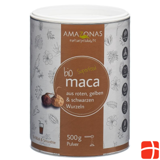 AMAZONAS maca organic powder 100% pure Ds 500 g