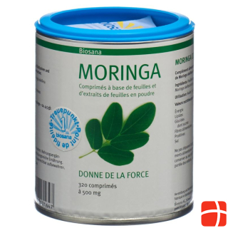 biosana Moringa Leaf Powder/Extract Tabl Ds 320 Stk