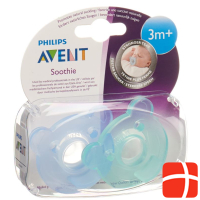 Avent Philips Soothie Nuggi blue/green 3-6 months 2 pcs