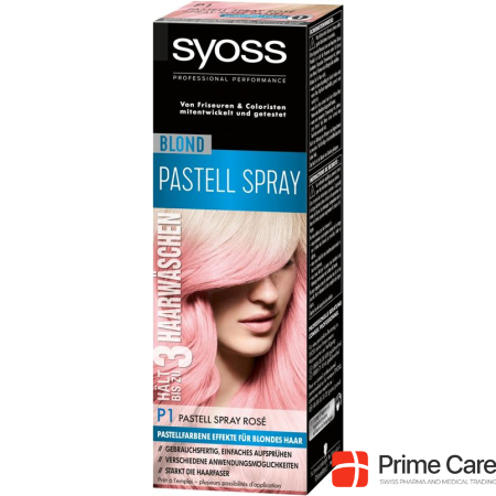 Syoss Blond Pastel Spray Rosé P1