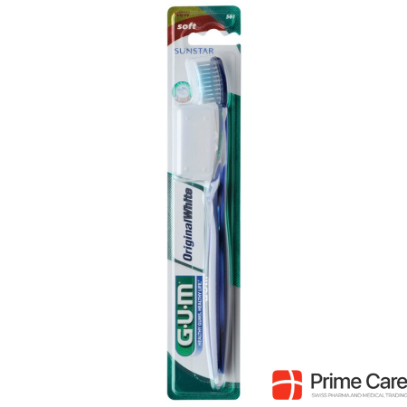 GUM SUNSTAR Original White Toothbrush compact soft