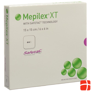 Mepilex Safetac XT 15x15cm sterile 5 pcs.