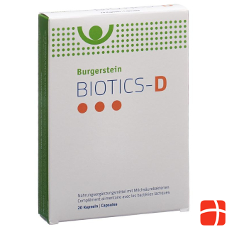 Burgerstein Biotics-D Caps Blist 20 Capsules