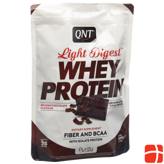 QNT Light Digest Whey Protein Belgian Chocolate 500 g
