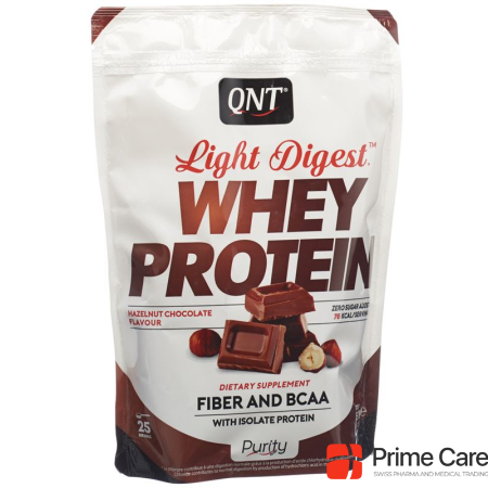 QNT Light Digest Whey Protein Hazelnut Chocolate 500 g