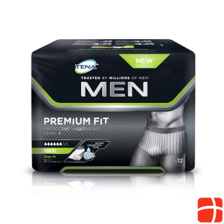 TENA Men Premium Fit Protective Underwear Level 4 M 12 pcs