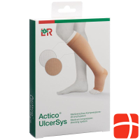 Actico UlcerSys compression stocking system XL standard sand/white