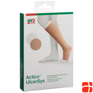 Actico UlcerSys compression stocking system XL standard sand/white