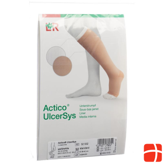 Actico UlcerSys Understocking M standard white 3 pcs.