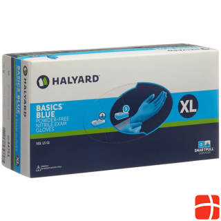 HALYARD Examination Gloves XL Nitrile Basic blue 170 pcs.