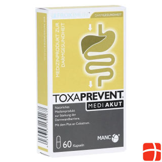 Toxaprevent Medi Acute Caps 370 mg 60 Capsules