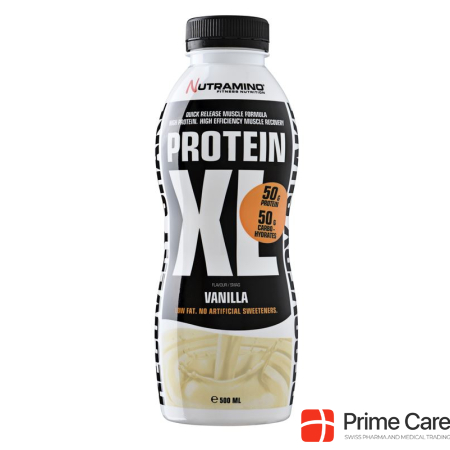 NUTRAMINO Protein XL Recovery Shake Vanilla 12 x 500 ml