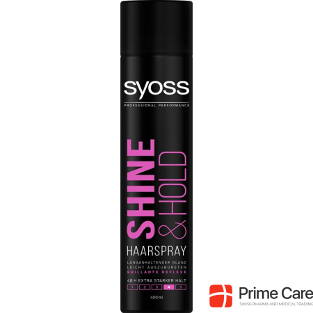 Syoss Hairspray Shine&Hold 400 ml