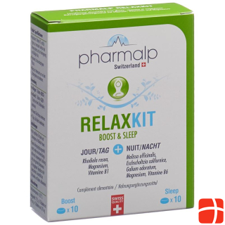 Pharmalp RELAXKIT Boost & Sleep Tabl Blist 20 Stk