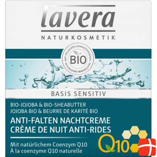 Lavera anti-wrinkle night cream Q10 basis sensitive 50 ml
