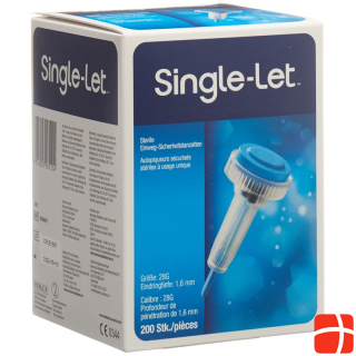 Single-Let disposable piercing aid 200 pcs.