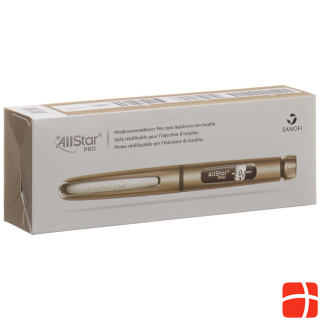 AllStar Pro Lantus/Apidra/Insuman insulin pen silver