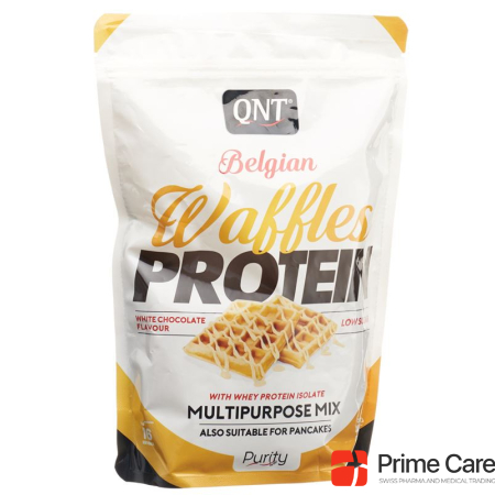 QNT Waffles High Rated Protein White Chocolate 480 g