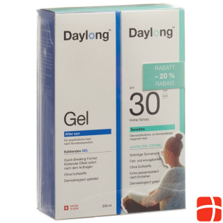 Daylong Sensitive Gel Cream SPF30 & After sun Gel 2x200ml -2