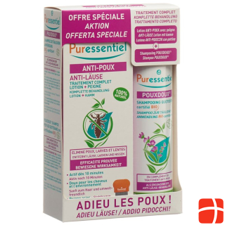 Puressentiel Box anti-lice lotion with comb + lice shampoo Poux