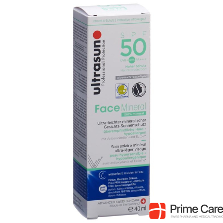Ultrasun Face Mineral SPF50 Tb 40 мл