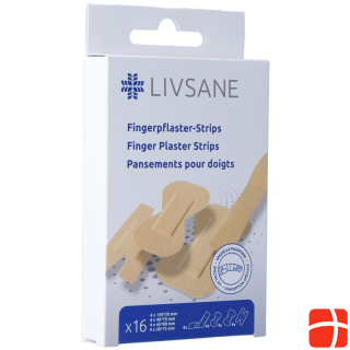 Livsane Fingerpflaster-Strips 16 Stk