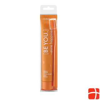 Curaprox BE YOU 90ml toothpaste and toothbrush orange