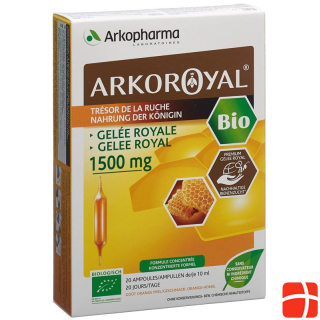 Arkoroyal Royal Jelly 1500 mg Bio 20 Trinkamp 10 ml