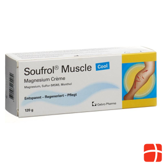 Soufrol Muscle Magnesium Creme Cool Tb 120 g