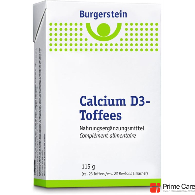 Burgerstein Calcium D3 Toffees 115 g
